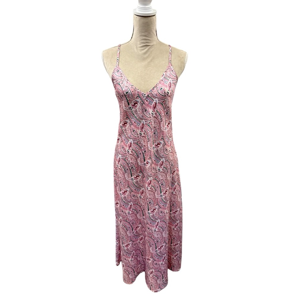 Dress Forum paisley silk spaghetti strap dress